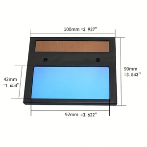 True Color Solar Automatic Variable <b>Light</b> Welding Cap Large <b>Window</b> True Color Welding Cap - Product Image 4