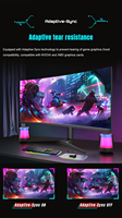 Moniteur à écran incurvé 3440*1440 34 "Écran large 4k Freesync HDR PIP 144hz Moniteur de jeu 34 pouces