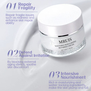 <span class=keywords><strong>Crema</strong></span> reparadora <span class=keywords><strong>hidratante</strong></span> y calmante de 50g al por mayor, <span class=keywords><strong>crema</strong></span> <span class=keywords><strong>hidratante</strong></span> reafirmante nutritiva para la piel del rostro, aclarador de arrugas y suavizante - Product Image 6