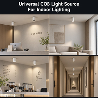 Spot LED COB moderne en aluminium moulé sous pression, structure solide, pour bureaux exécutifs élégants et formels