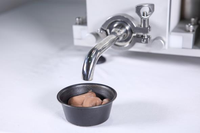 Machine de remplissage et de dépose de pâte et de crème pour petits gâteaux, biscuits, chocolats, donuts, croissants, confitures et cupcakes