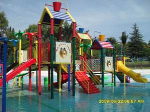 Dalang sortie d'usine petit terrain de jeu aquatique pour <span class=keywords><strong>Aquapark</strong></span>, équipement de parc aquatique en fibre de verre pour la piscine de la station - Product Image 3