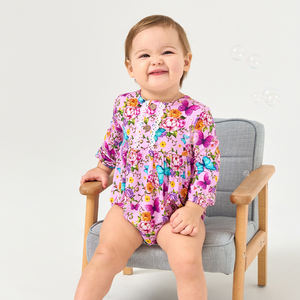 Pijamas de Manga Larga para Bebé Niña, de Algodón Orgánico con Estampado de Dibujos Animados, Pelele de Bambú para Bebé - Product Image 3