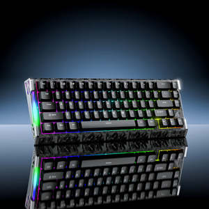 Clavier de jeu filaire ATTACK SHARK R68 HE en fibre de carbone avec déclenchement rapide, interrupteurs magnétiques, RT 0,005 mm, Polling 8K, RGB - Product Image 4