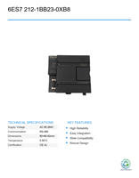 Controlador Lógico Programable (PLC) Usado Siemens SIMATIC S7-222-1BB23-0XB8 CPU 222 para Automatización Industrial