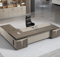 Bureau de direction électrique réglable en hauteur, pliable en L, en bois GOJO 2026 – Design moderne