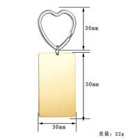 Porte-clés personnalisé en acier inoxydable, plaque gravée avec photo et nom pour la famille, pendentifs et breloques tendance pour le dropshipping