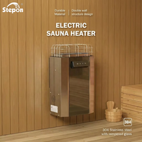 Four de sauna intelligent de haute qualité en acier inoxydable avec panneau de commande en verre trempé 3,5 kW, fabrication OEM/ODM/OBM