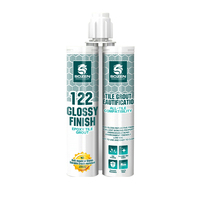 Mortier époxy bicomposant anti-moisissure et imperméable SOZEN 122, finition brillante, faible teneur en COV, pour le remplissage des joints de carrelage intérieur