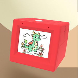 เครื่องพิมพ์สติกเกอร์ AI Sticker Box เครื่องพิมพ์ฉลากความร้อนขนาดเล็ก AI Voice Stickerbox พร้อมหน้าจอแสดงผล เครื่องพิมพ์สติกเกอร์แบบพกพาอัจฉริยะไร้หมึกสำหรับใช้ในบ้าน - Product Image 1