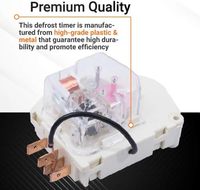 Minuterie de dégivrage électrique ultra-durable 220V pour Whirlpool W10822278 réfrigérateur congélateur plastique de remplacement pour PS11723171