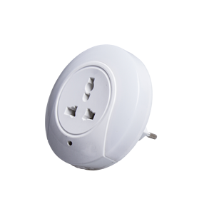OEM A78C Sensor de Control LED Luz Nocturna con Sombra Redonda Atardecer al <span class=keywords><strong>Amanecer</strong></span> Característica 3-en-1 Enchufe de Salida para Dormitorio Baño - Product Image 6