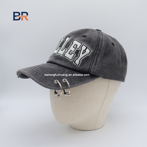 Bonés de Beisebol Esportivos Unissex de Algodão Clássico Vintage com 6 Painéis, Bordado de Letras, Estilo Fashion, Atacado para Fabricantes, com Detalhes Metálicos e Design Formal - Product Image 2