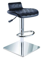 Tabourets de bar pivotants réglables en noir, Set de 2 meilleures ventes