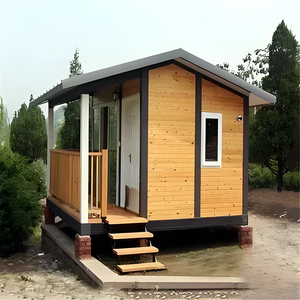 Maison de sauna en bois à toit en pente personnalisé - Product Image 1