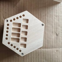 Boîte de rangement ronde en bois massif de frêne, durable, gravée, avec double compartiment, base en bois, blanc brut, personnalisable, pour projets DIY