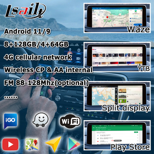 Tela de 12,3 polegadas Android Carplay Android Auto para Lexus RX RX300 RX350 RX450h 2020-2021 com navegação GPS por Lsailt - Product Image 4