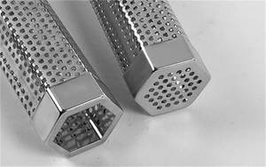 Tabung asap 304 baja tahan karat untuk asap pelet 12 "tabung pengasap 5 jam merokok panas dan dingin - Product Image 3