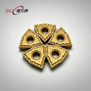 Inserti per Tornitura in Carburo DLT WNMG080404/08-CQ, Utensili da Taglio per Tornio CNC, Inserti Resistenti all'Usura OEM - Product Image 1