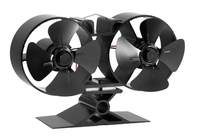 Chauffage solaire pour foyer domestique, cheminée à bois, ventilateur à double foyer alimenté par la chaleur, 8 pales, évacuation des fumées, poêle à granulés, autres chauffages domestiques