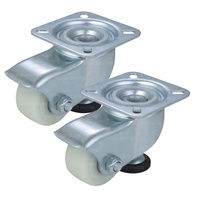 Roulettes de nivellement SS 50 65 75 mm Roulettes de nivellement réglables avec pied de nivellement