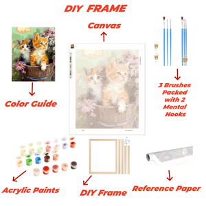 Kits de Pintura por Números Huijie Ecológicos con Marco Acrílico Personalizado de 40x50 cm y Diseño de Paisaje Marino - Product Image 3