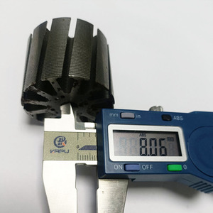 China Fabrik Professionelle Laserschneidung Kleinserien-Anpassung Siliziumstahl 20JNEH1500 Rotor-<span class=keywords><strong>Stator</strong></span>-Kern 8mm Wellenmotoren FX Marke - Product Image 3