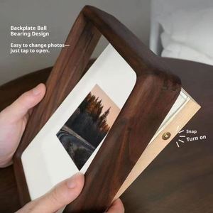 Solid Wood North American Black Walnut Mortise Tenon Joint Eco-friendly Customized Design Photo <b>Frame</b> Set Factory Wholesale - Product Image 2