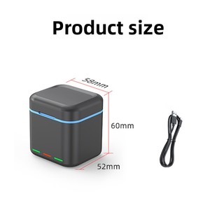 Boîtier de charge ABS triple avec trois emplacements pour batteries d'appareil photo GoPro <span class=keywords><strong>Hero</strong></span> 13 12 11 10 9 <span class=keywords><strong>8</strong></span> - Product Image 1