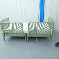 Ensembles de salon de luxe, ensemble de canapés, chaises en plastique pour hôtel, ensembles de tables, canapé moderne anti-UV pour piscine extérieure