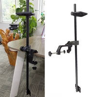 Support de détecteur de poisson en aluminium pivotant Portable 360 réglable ou support de transducteur accessoires de pêche pour la pêche en lac
