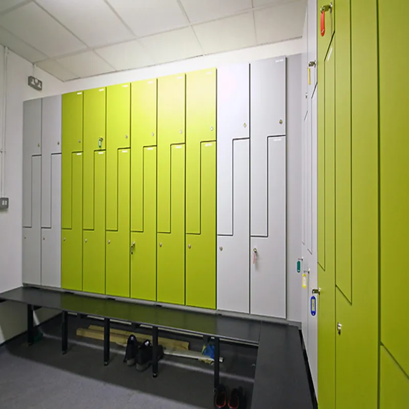 Aanpassen Fitnesscentrum Kleedkamer Hpl Locker En Bankje