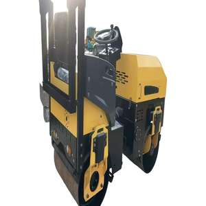 Roadroller vibrant SDJK d'occasion 2022 à vendre équipé d'un moteur Changchai et d'un rouleau à double tambour - Product Image 1