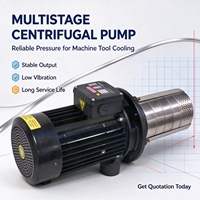 Pompe centrifuge verticale multi-étages BAOHUA H4V40 DC 900W 4m³/h pour liquide de refroidissement industriel, pour centre d'usinage CNC, tour EDM