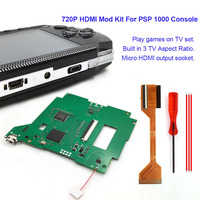 Hispeedido pour PSP 1000 Kit de modification numérique vers numérique compatible HDMI pour console PSP 1000