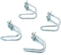 Accessoires pour serres : Petites attaches en U en acier galvanisé pour tubes transversaux, connecteurs de fixation verticale pour tuyaux