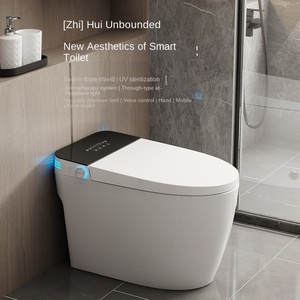 Nuevo inodoro doméstico completamente automático inteligente, sistema eléctrico integrado sin presión de agua, Escudo de espuma para tanque de agua - Product Image 2