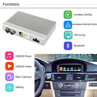 Road Top décodeur sans fil Apple CarPlay Android Auto Interface CarPlay pour BMW CIC CarPlay 1 3 5 6 7 Series X1 X3 X5 X6 Z4