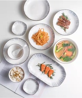 Service de table Arcopal en boîte colorée, emballage en porcelaine, style occidental, logo personnalisé en céramique, style moderne, technique de fabrication, vacances