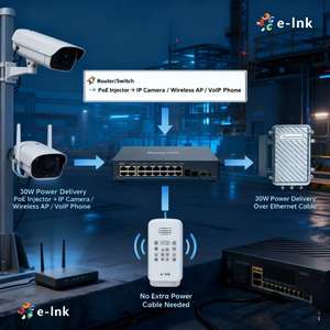 <span class=keywords><strong>Inyector</strong></span> PoE Gigabit Industrial <span class=keywords><strong>de</strong></span> 30W para Exteriores, Resistente al Agua, con Protección Contra Sobretensiones <span class=keywords><strong>de</strong></span> 6KV, Venta al Por Mayor - Product Image 6