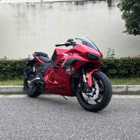 Nouvelle moto sportive électrique à grande vitesse 170 km/h, moteur refroidi par liquide 15 kW, batterie lithium 120 Ah, avec ABS et écran TFT