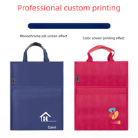 Porte-documents professionnel A4 avec rabat, sacs de rangement, classeur de documents, papeterie d'étude, portefeuille simple et élégant, vente en gros d'usine