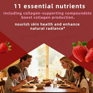 Gomitas de Colágeno Veganas - Suplemento para la Salud de la Piel Sin Azúcar, Sabor Fresa, 60 Unidades, Etiqueta Privada OEM/ODM para Suministro al por Mayor - Product Image 4