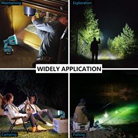 Lampe de travail LED 18W QIYUN pour batterie 18V LXT, éclairage de chantier, camping, réparation automobile, éclairage d'urgence, ABS