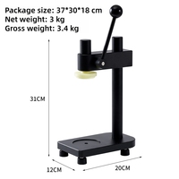 Machine de Scellage Manuelle de Haute Qualité pour Canettes de Boissons Thé au Lait à Ouverture Facile de 330 ml/500 ml, Idéale pour les Salons de Thé et Cafés