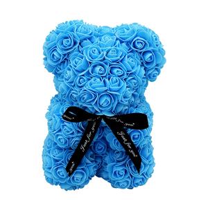 Meilleure vente 25cm 40cm 70cm Ours en peluche rose en mousse avec boîte-cadeau Roses conservées Ours en peluche boîte-cadeau pour la Saint-Valentin - Product Image 6