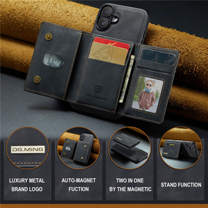Funda de cuero de calidad para tarjetas, compatible con iPhone 13 Pro, fundas para iPhone 17, billetera de cuero - Product Image 3