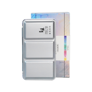 Ensemble de peinture à l'<span class=keywords><strong>aquarelle</strong></span> portable de qualité supérieure avec logo personnalisé, <span class=keywords><strong>palette</strong></span> en métal, kit d'art de luxe pour la peinture sur papier <span class=keywords><strong>aquarelle</strong></span> - Product Image 3