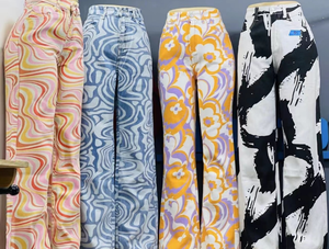 积压服装女士紧身牛仔棉弹力牛仔裤中国库存批量女裤时尚女士牛仔裤 - Product Image 3