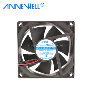 80x80x25mm tốc độ cao im lặng trường hợp máy tính <span class=keywords><strong>fan</strong></span> đối với âm thanh DC 12/24V 8025 80mm mini Máy bán hàng tự động không chổi than DC trục quạt làm mát - Product Image 2